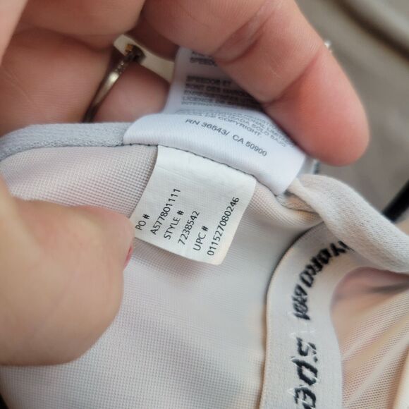 Speedo Swim Womens Size 10 Black Beach One-Piece Powerflex Eco Swimsuit Modesty - Picture 9 of 13